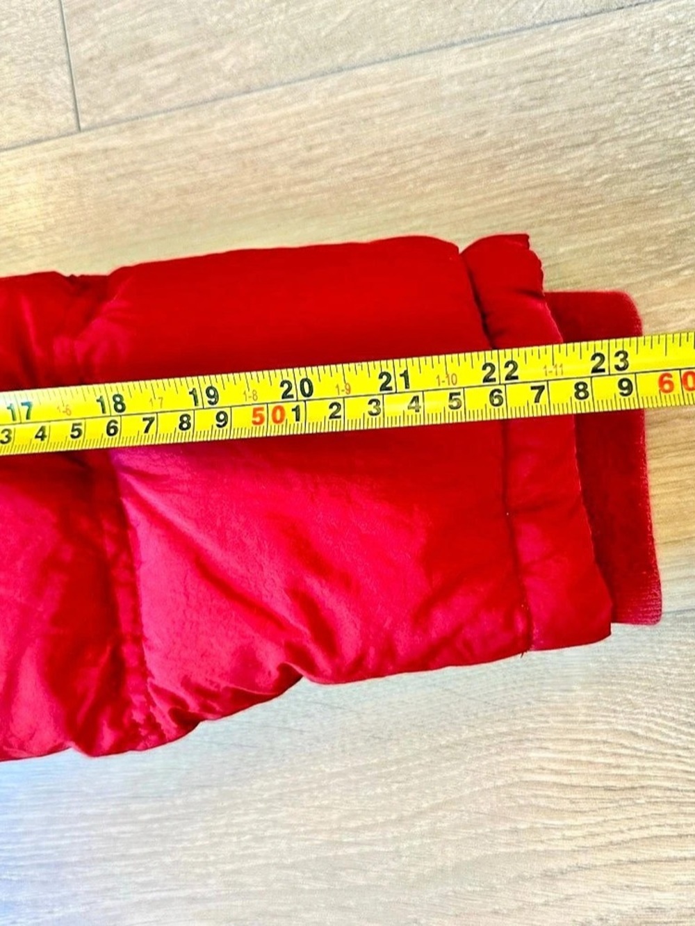 Vintage Abercrombie & Fitch Red Down Puffer Jacket Size XS - Picture 12 of 12